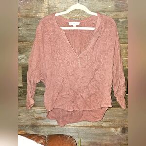 Love stitch Muslin Mauve Blouse